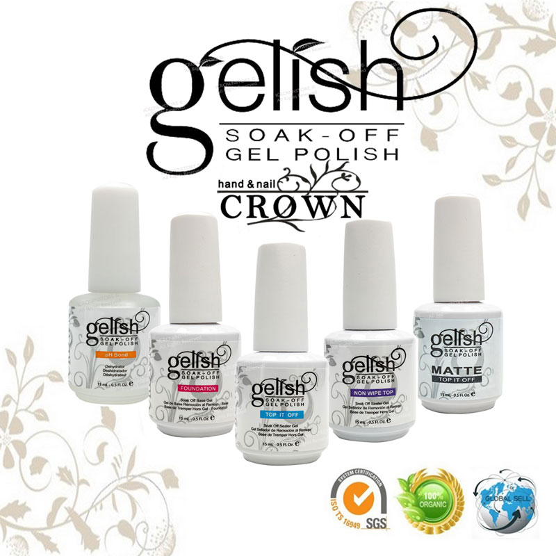 edderkop Baby Situation Event SALE! NO.1 Best Seller Crown Gelish Gel Nail Polish Base Top Coat /  Non Wipe /